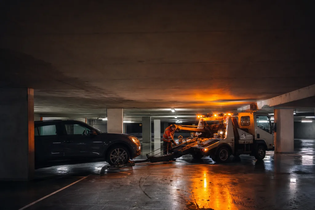 Dépannage automobile à Archamps - Haute-Savoie — Dépannage parking souterrain Annemasse : dépanneuse compacte centre commercial, intervention 24h/24